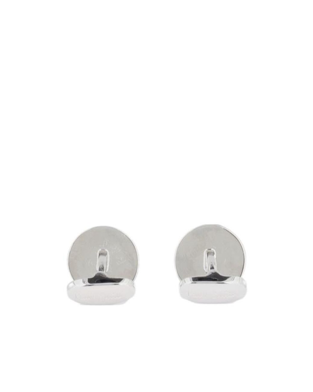 Paul Smith White Tapered Stripe Cufflinks for men