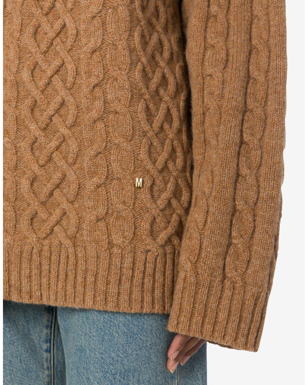 Moschino Brown Wool Pullover