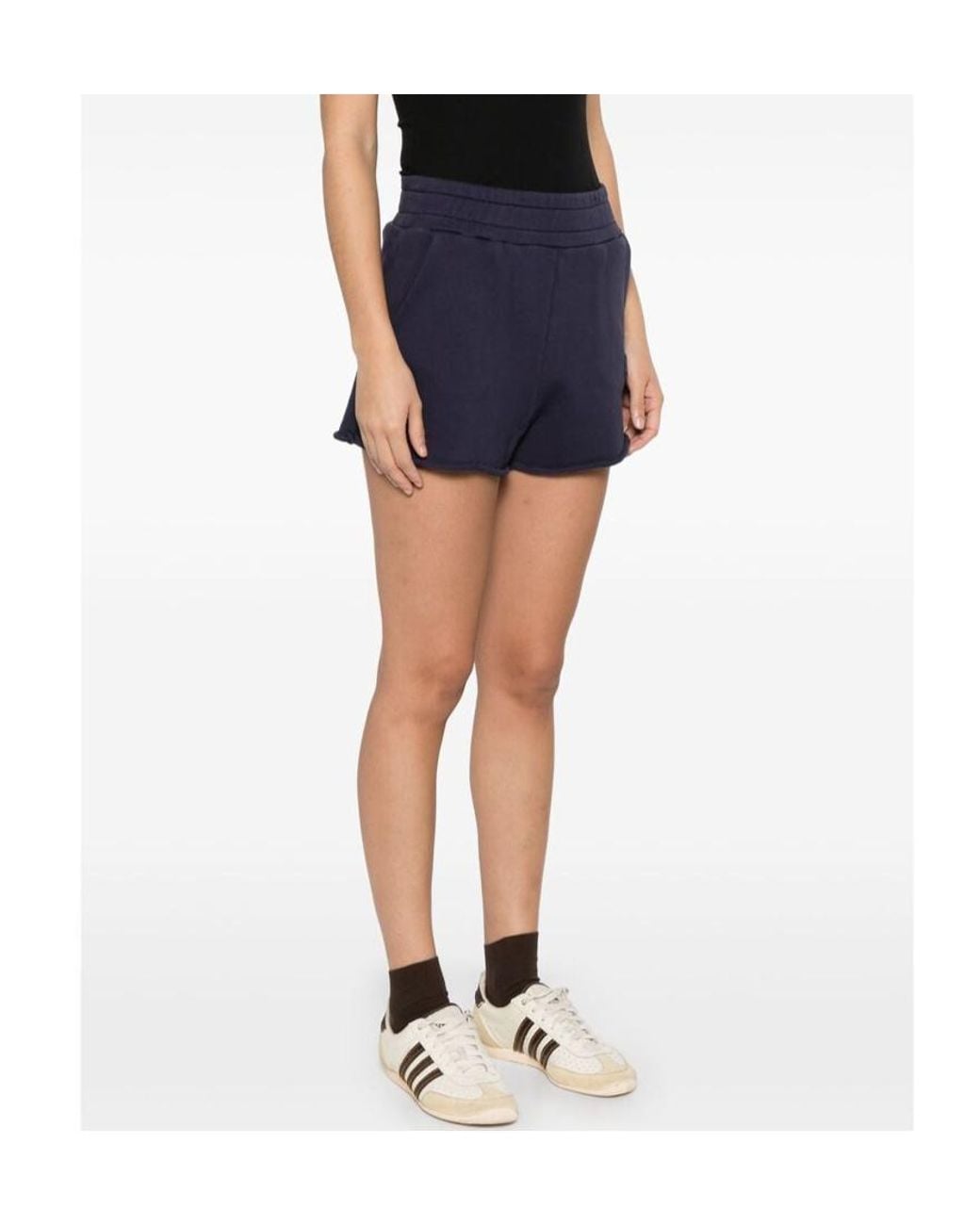 Autry Blue Elasticated Waistband Track Shorts