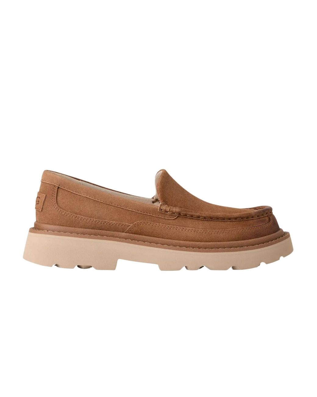 Ugg Brown Ascot Lug-Sole Loafers for men