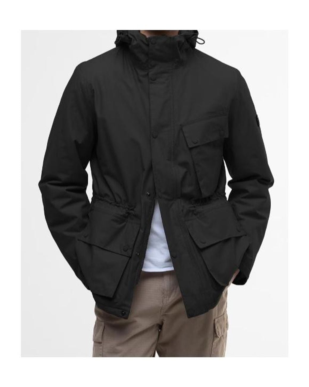 Barbour Black Endley Waterproof Jacket for men