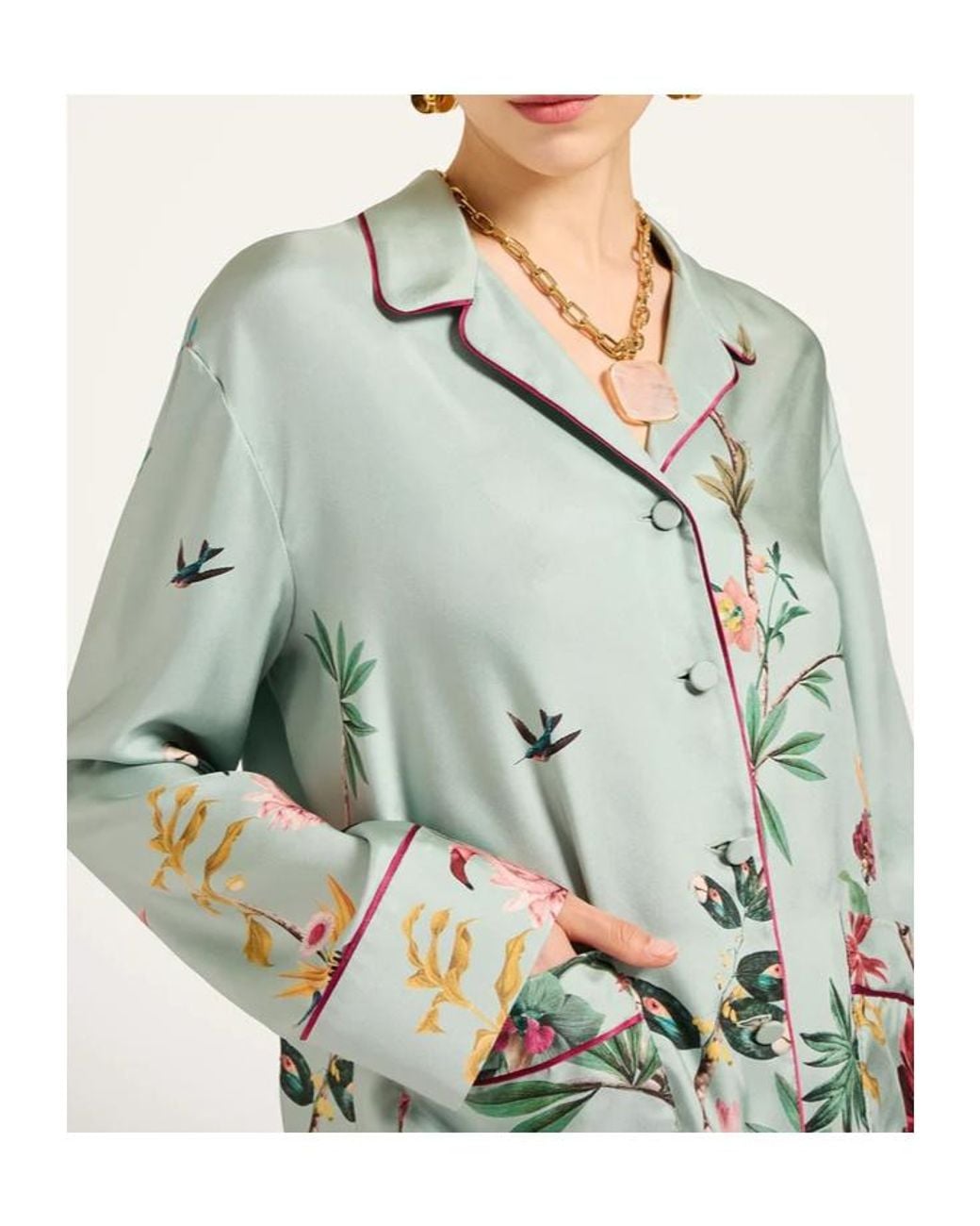 LaDoubleJ Blue La Doublej Pajama Shirt