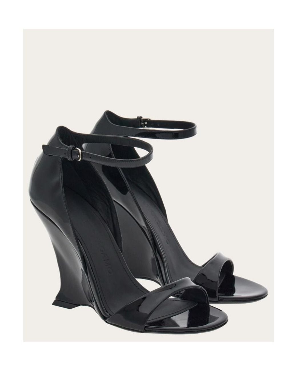 Ferragamo Blue Open-Toe Sandals