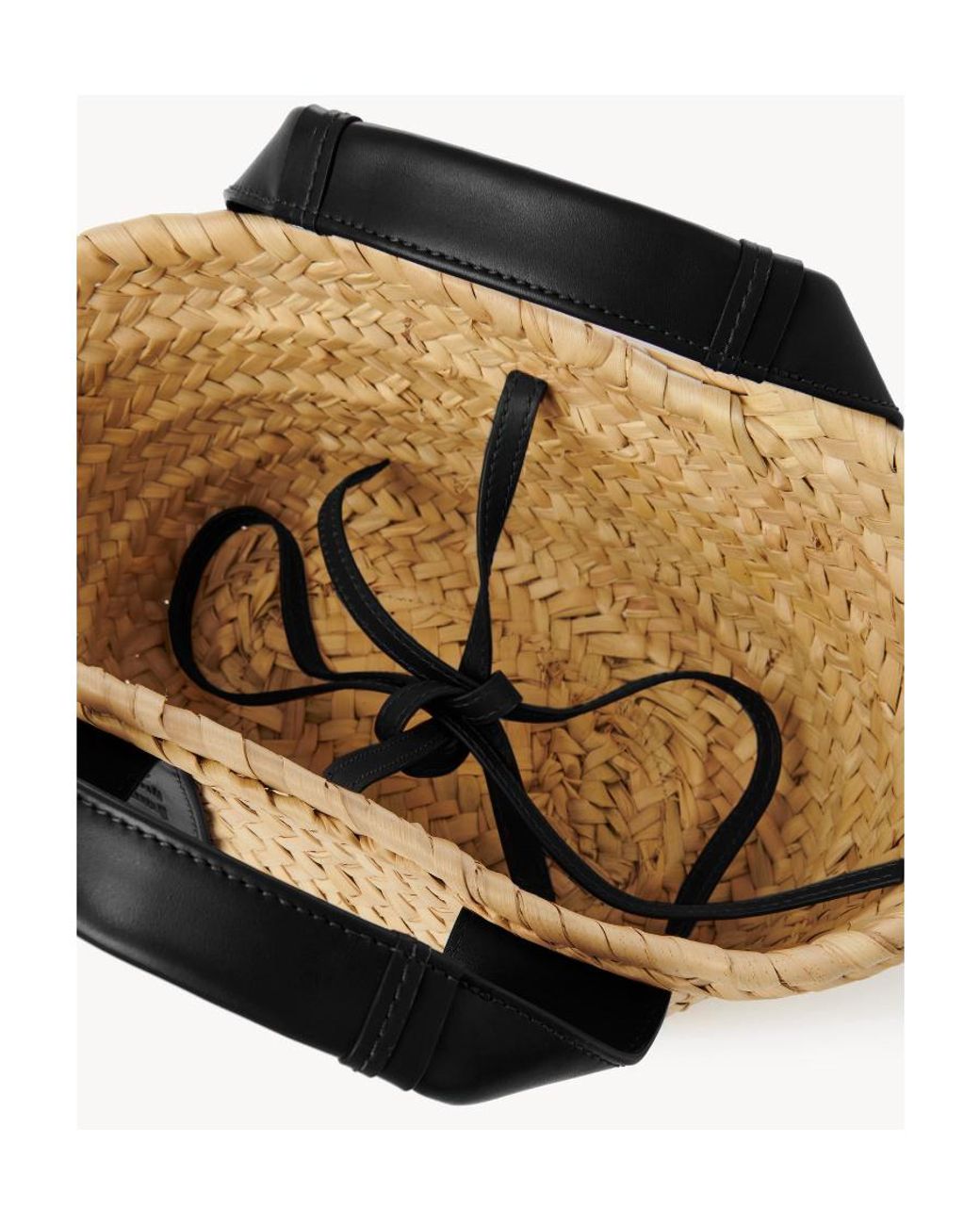 Chloé Black Chloé Sense Open Top Small Basket Bag