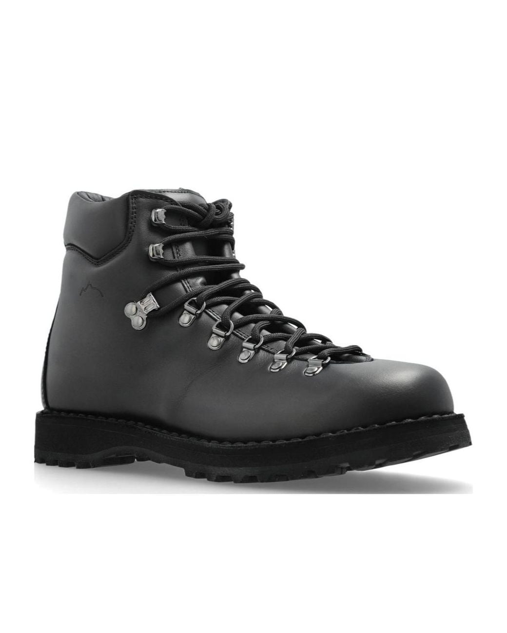 Diemme Black Leather & Rubber Boots for men