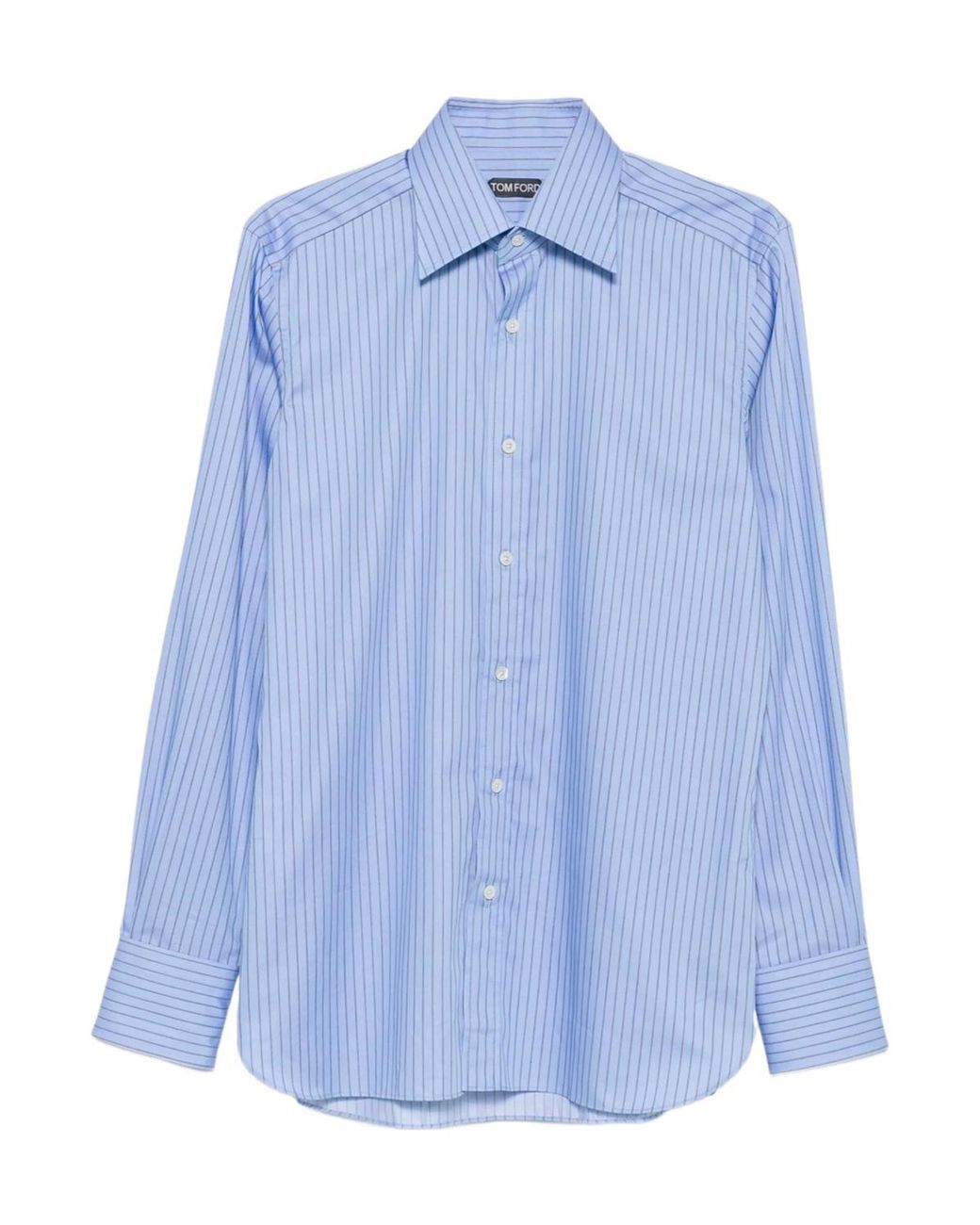 Tom Ford Blue Long-Sleeved Shirt for men