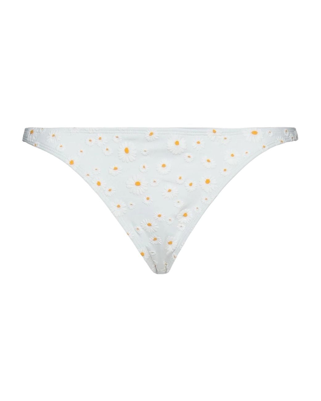 Tory Burch White Floral Print Bikini Bottoms