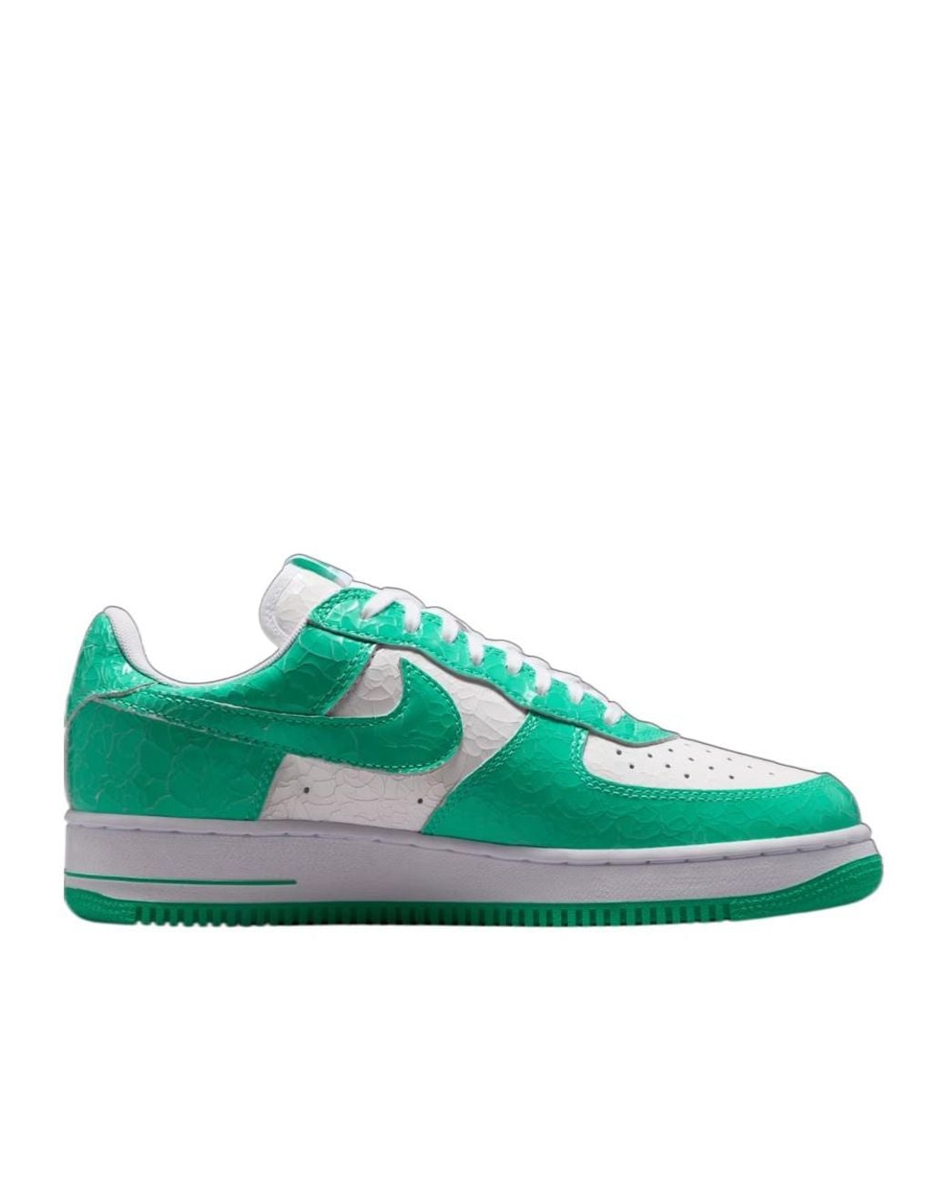 Nike Green Air Force 1 Low '01 Cracked Leather Sneakers for men