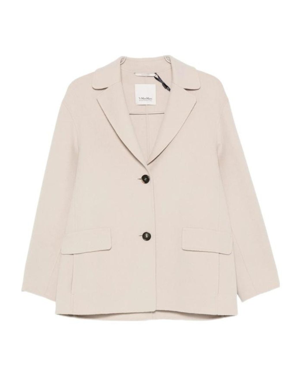 Max Mara Natural Long-Sleeved Suit Jacket