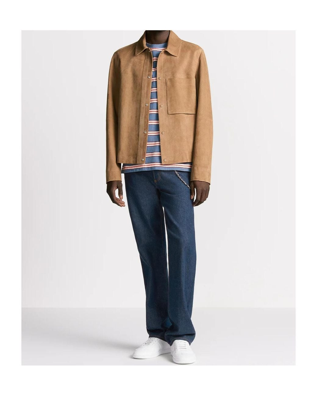 dior カナージュキルティング スエード LEATHER - JACKET Dior Leather Jacket Clothing in Brown for Men | Lyst