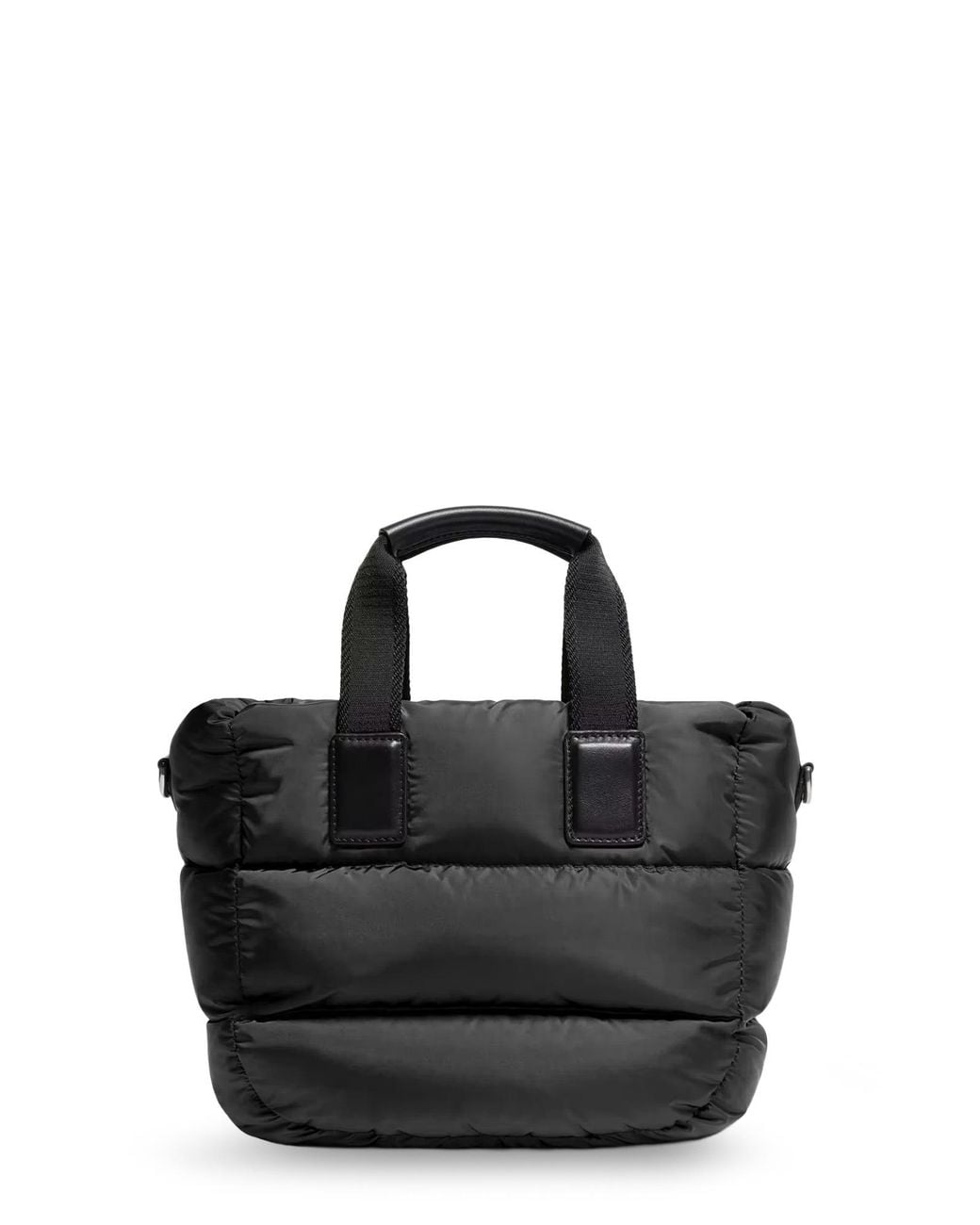 Moncler Black Mini Caradoc Padded Tote Bag