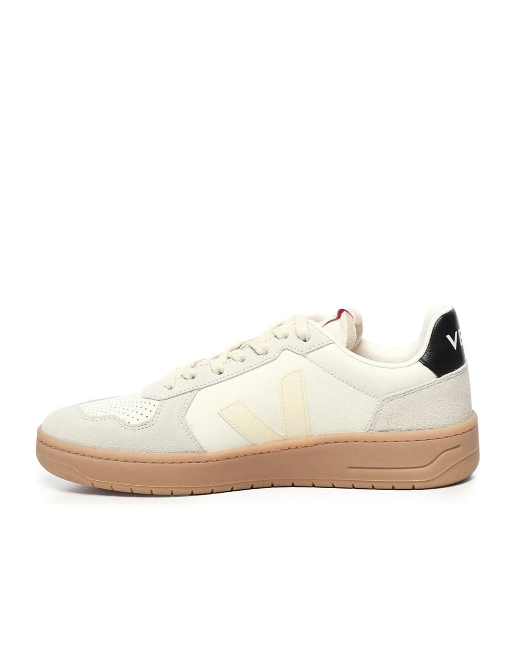 Veja White V-82 Lace-Up Sneakers for men