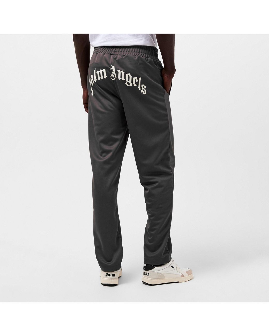 Palm Angels Gray Straight-Leg Track Pants for men