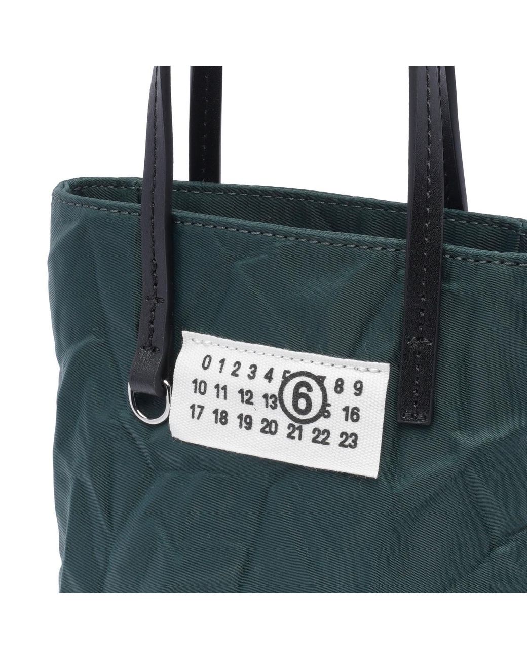 ◆MM6 Maison Margiela◆ Logo Applique Mini Top Handle Bag MM6 MM6 Maison Margiela Logo-Appliqué Mini Top Handle Bag