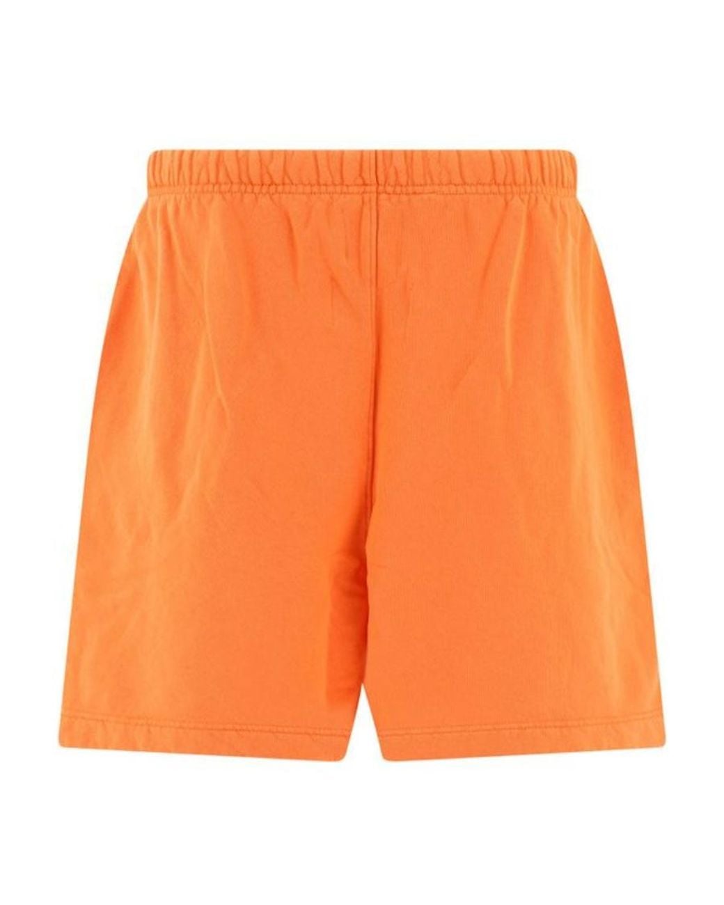 GALLERY DEPT. Orange Logo Letter Printed Shorts for men