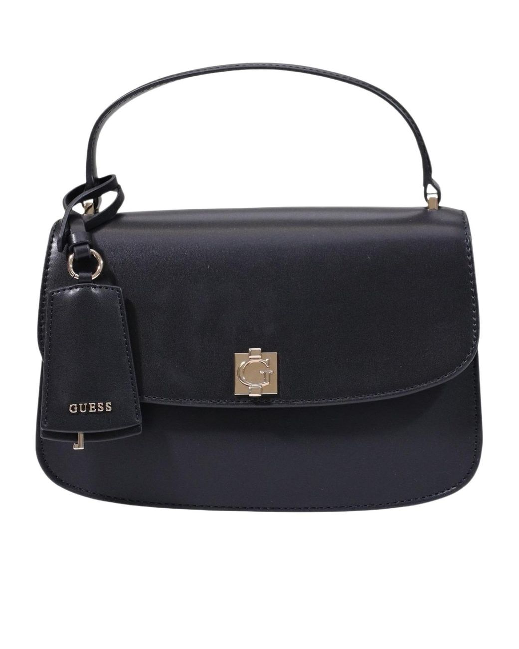 Guess Black Amorette Grained Shoulder Bag