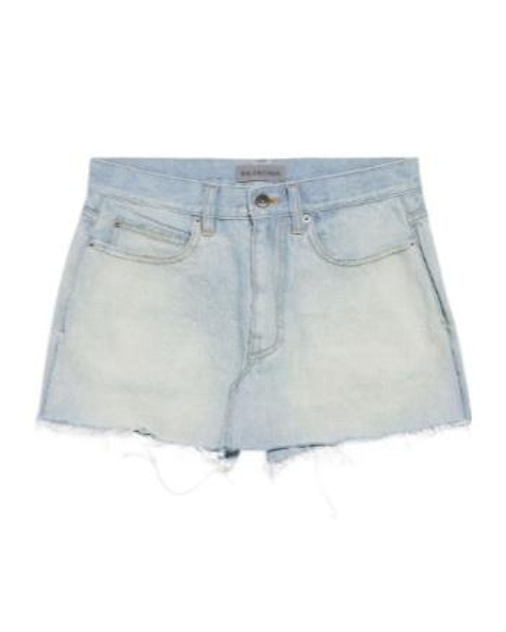 Balenciaga Blue Denim Mini Skort