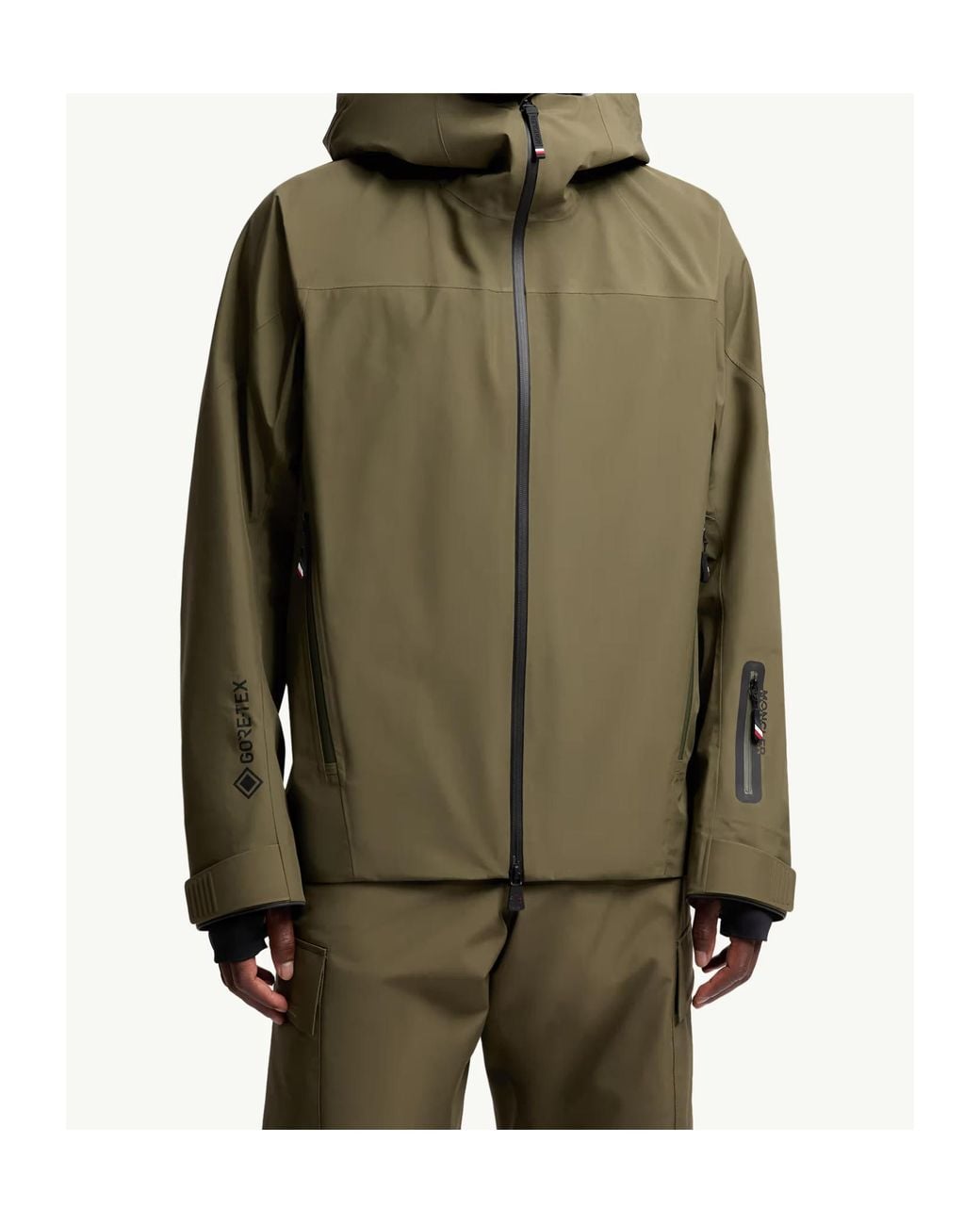 Moncler Green Grenoble Hinterburgs Hooded Ski Jacket for men