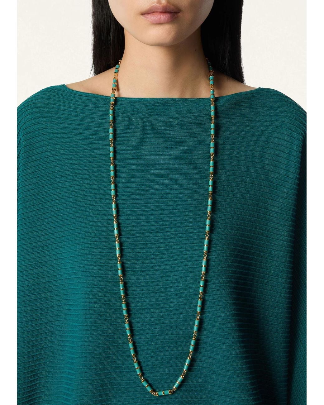 Loro Piana White Chain Necklace