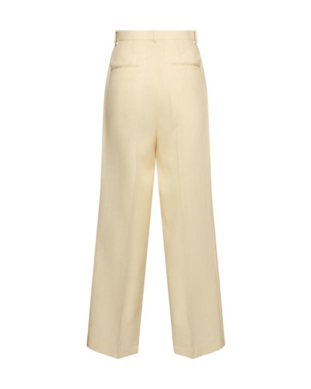 Auralee Natural Wool Blend Belt Loop Casual Pants