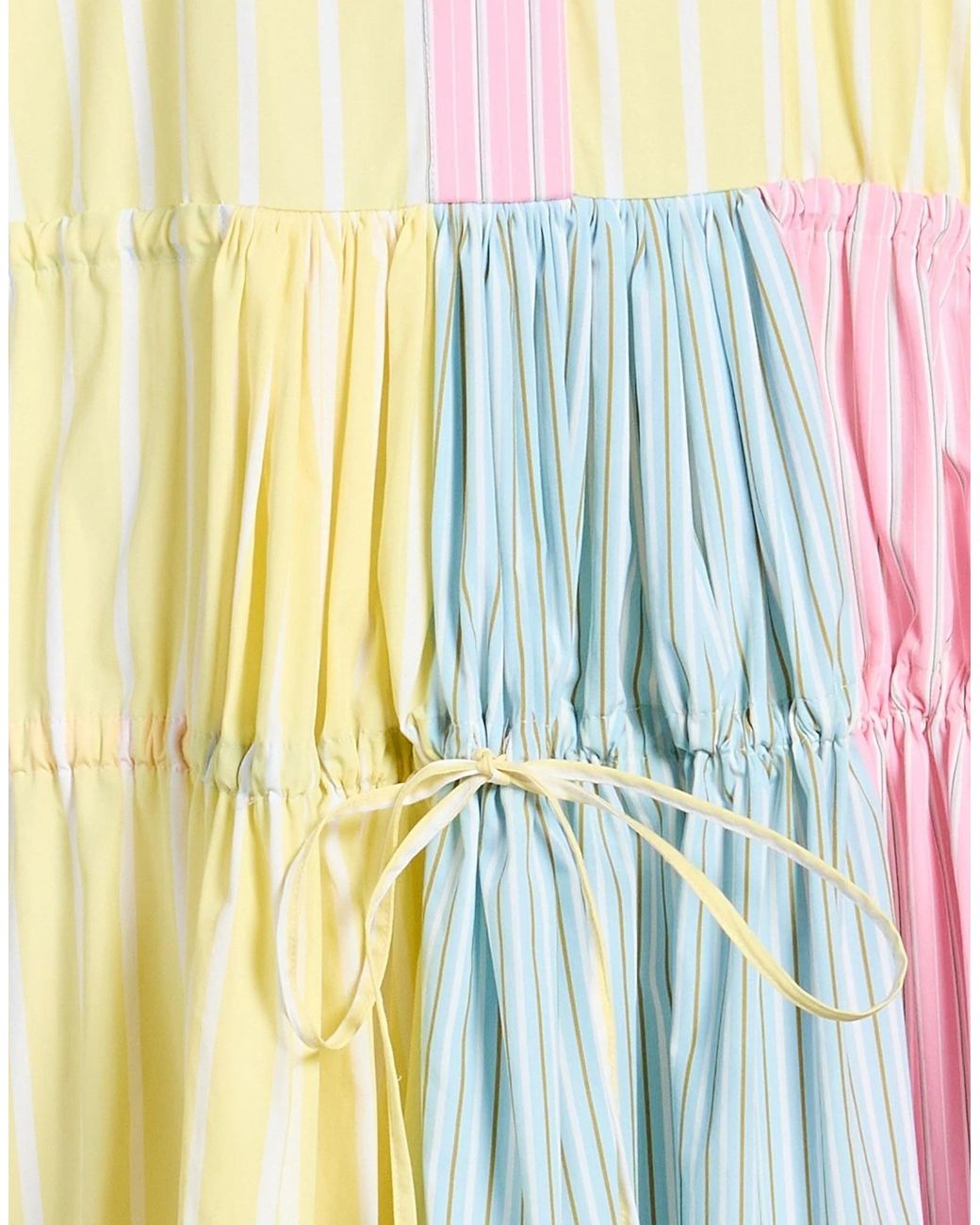 Marni White Tiered Shirt Dress