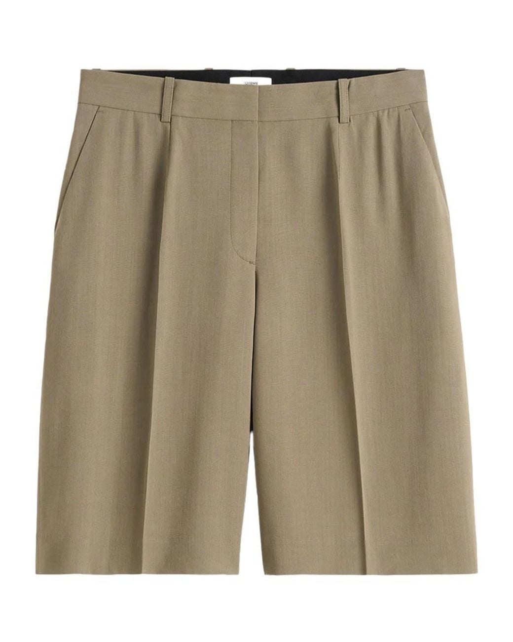 Totême Green Totême Tailored Bermuda Shorts
