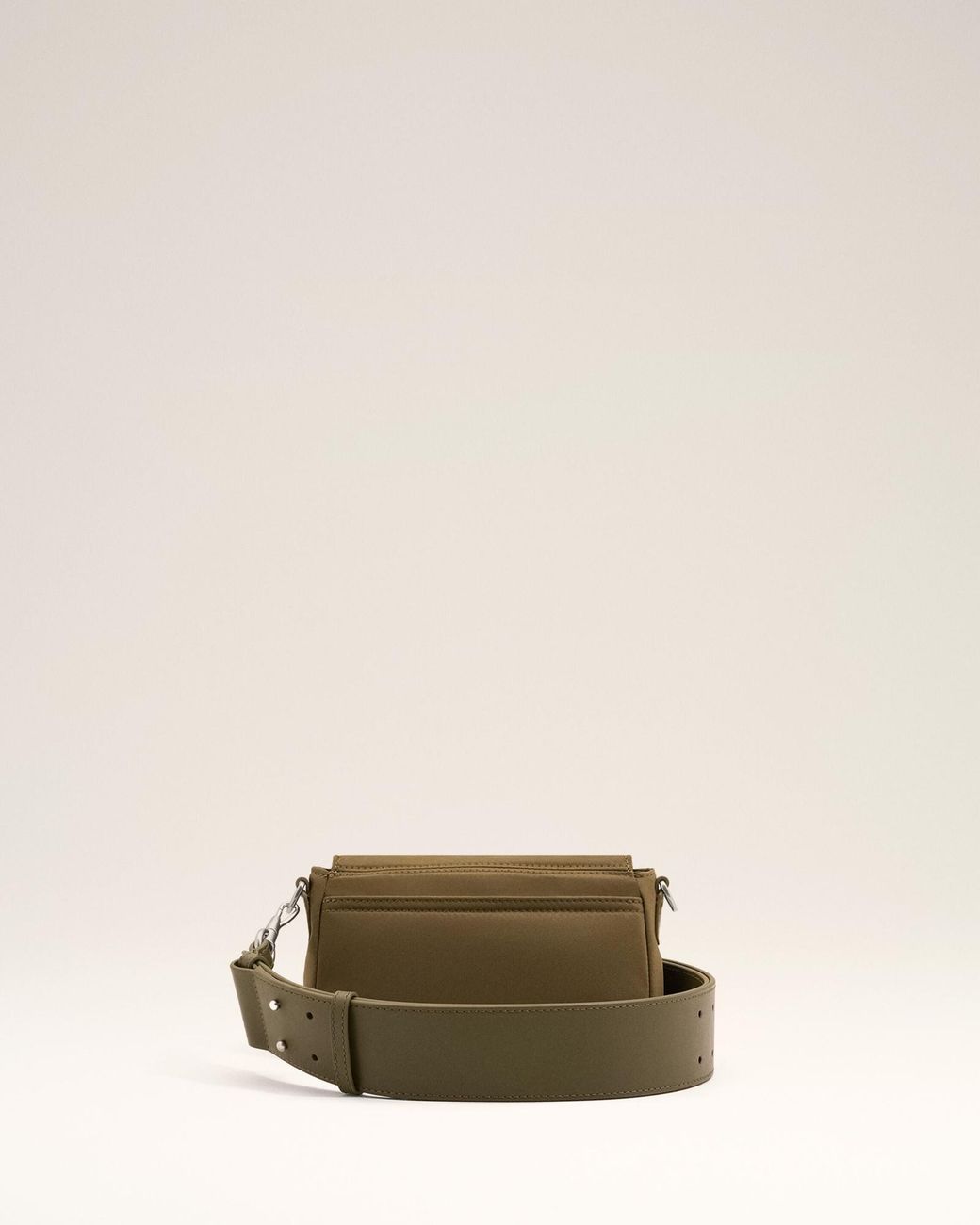 AMI White Nylon Marcel Lunch Box Bag for men