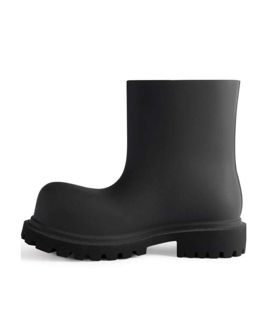 Balenciaga Black Steroid Ankle Boots