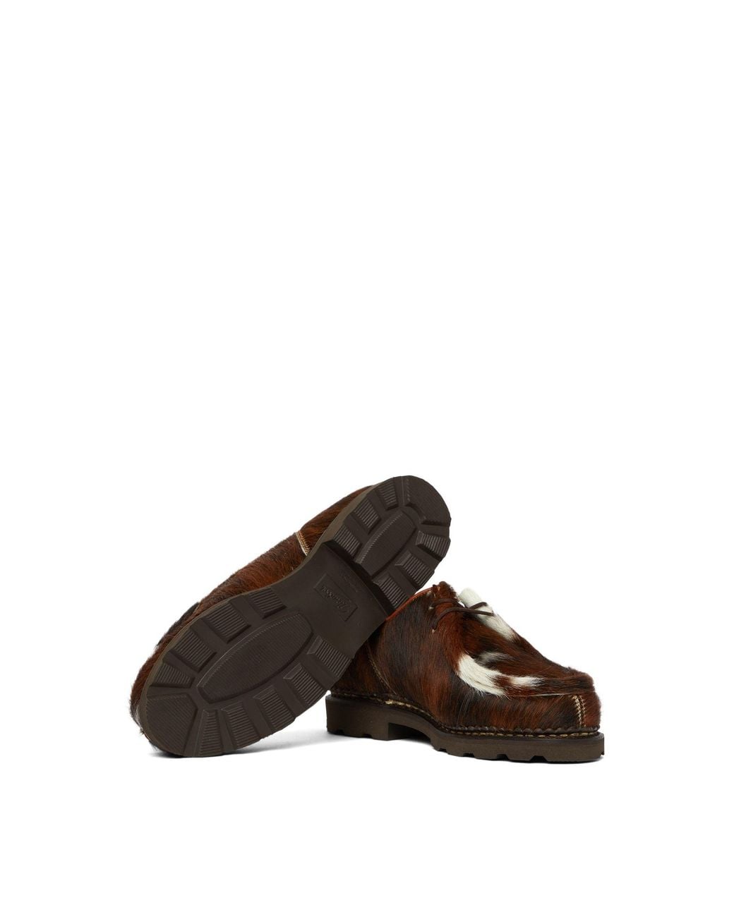Paraboot Brown Michael Derby Lace-Up Shoes for men