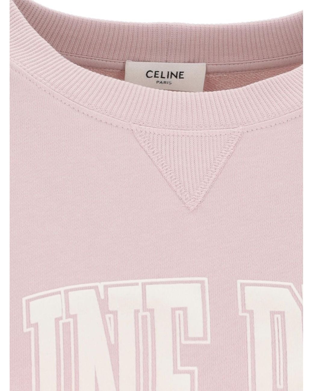 Céline Pink Oversized Sweatshirt
