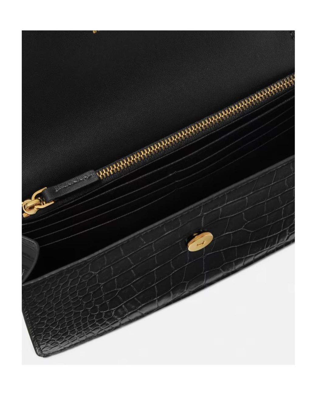 Versace Black Medusa '95 Chain-Linked Clutch Bag