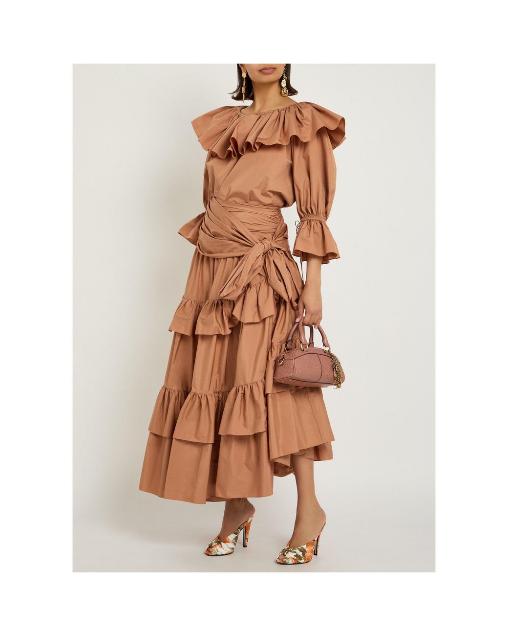 Chloé Brown Simple Cotton Shirt