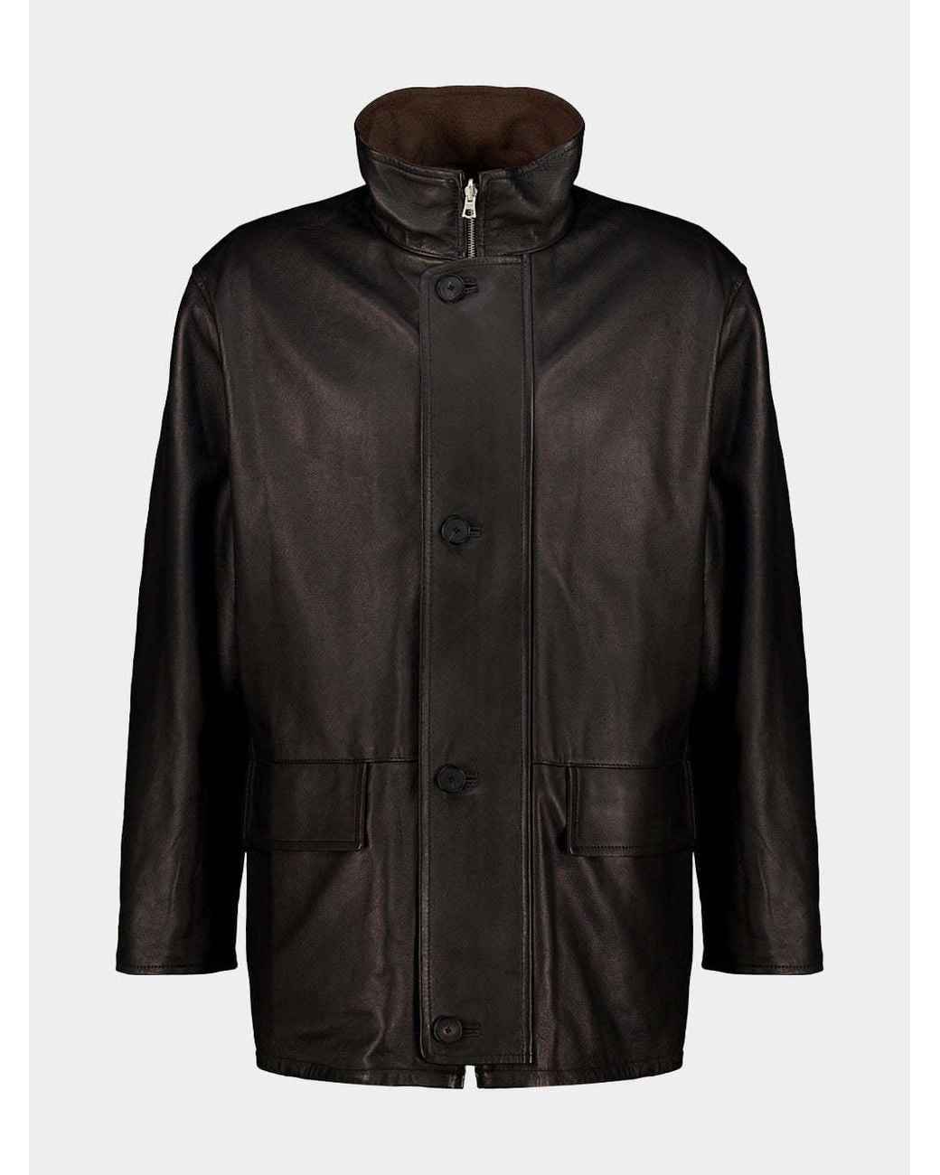 Auralee Brown Reversible Jacket for men