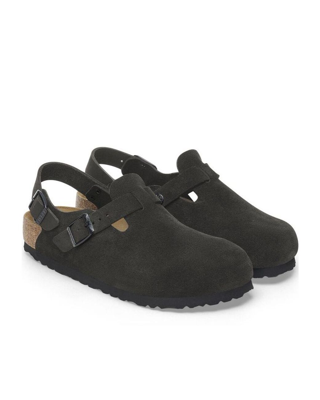 Birkenstock Black Tokio Side-Buckle Slingback Sandals for men
