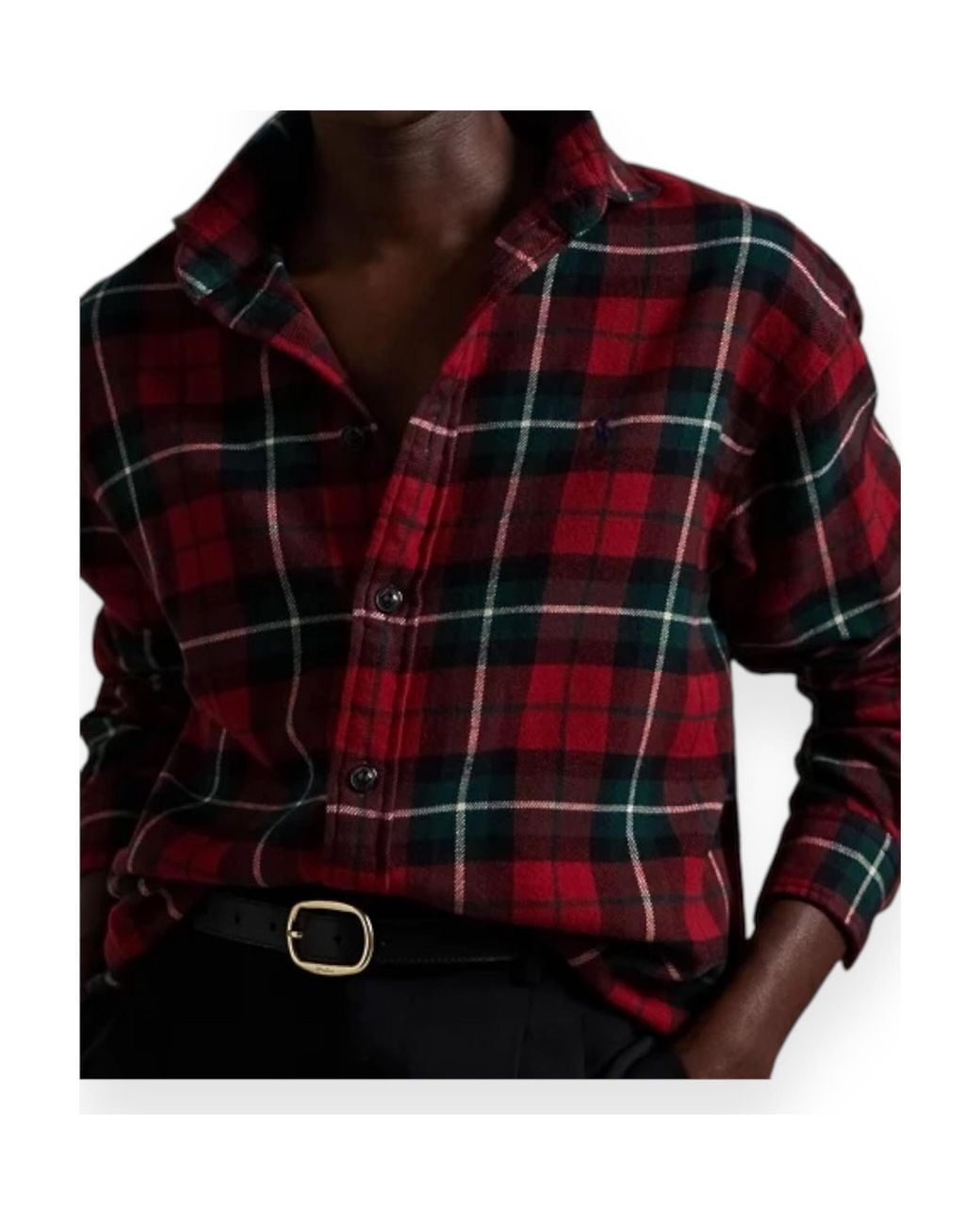 Polo Ralph Lauren Red Checked Long-Sleeved Shirt