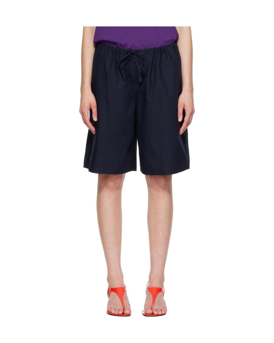 Flore Flore Blue Josephine Bermuda Shorts