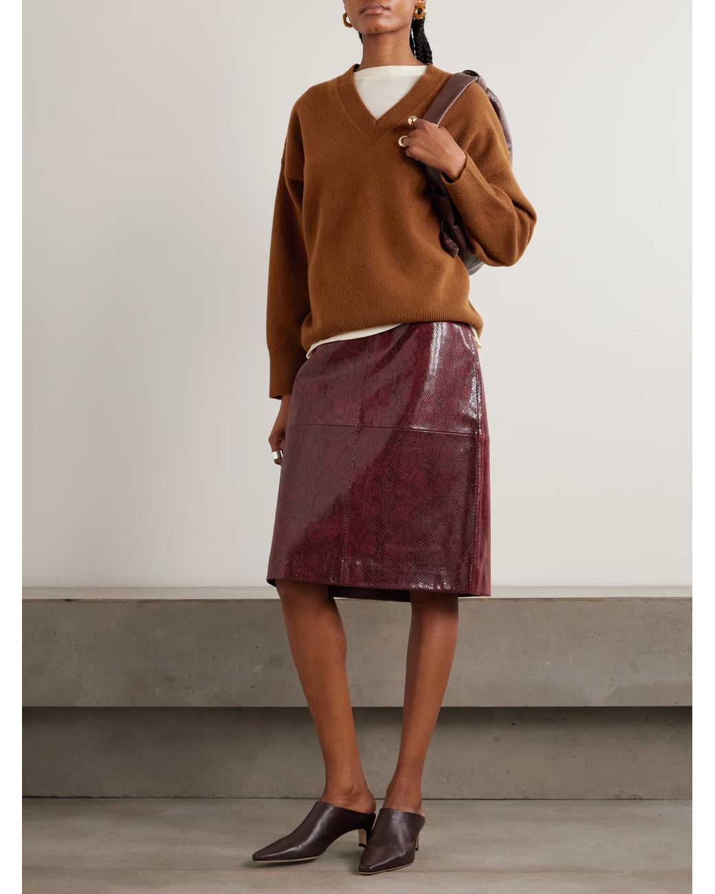 Rohe Brown Wool Blend Sweater