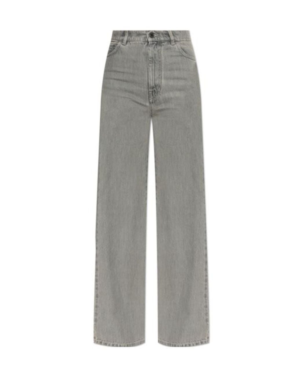 Max Mara Gray Flared Jeans