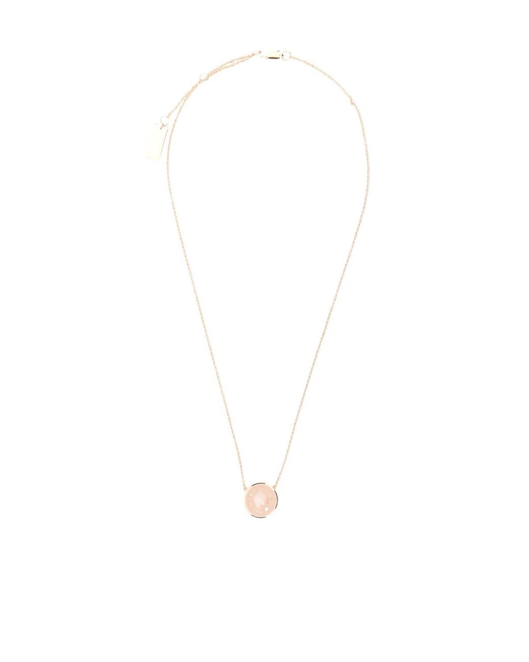 Marc Jacobs White The Medallion Pendant Necklace