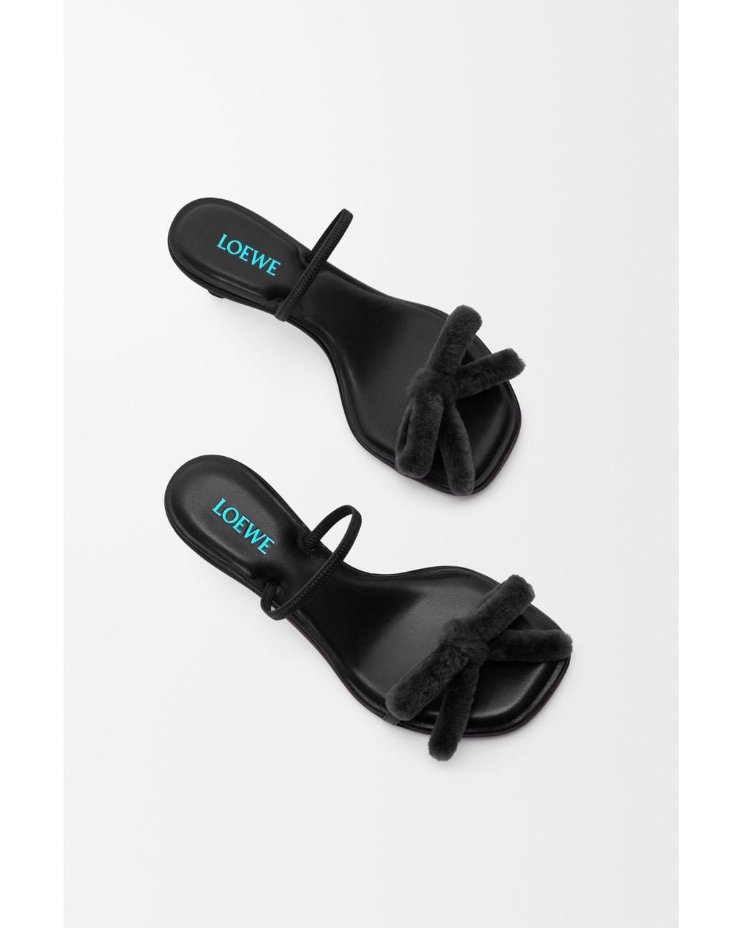 Loewe Black Mimi Bow Sandal