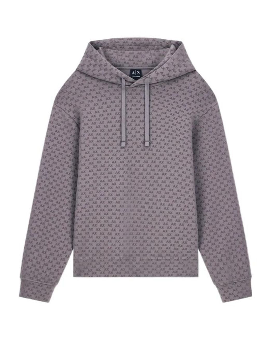 ARMANI EXCHANGE Gray Sweatshirt With Regular Fit for men