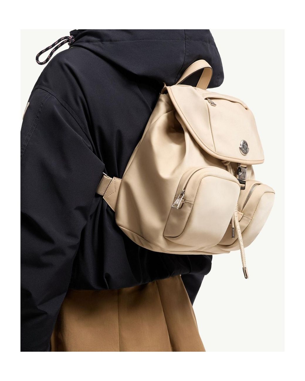 Moncler Natural New Trick Water-Repellent Backpack