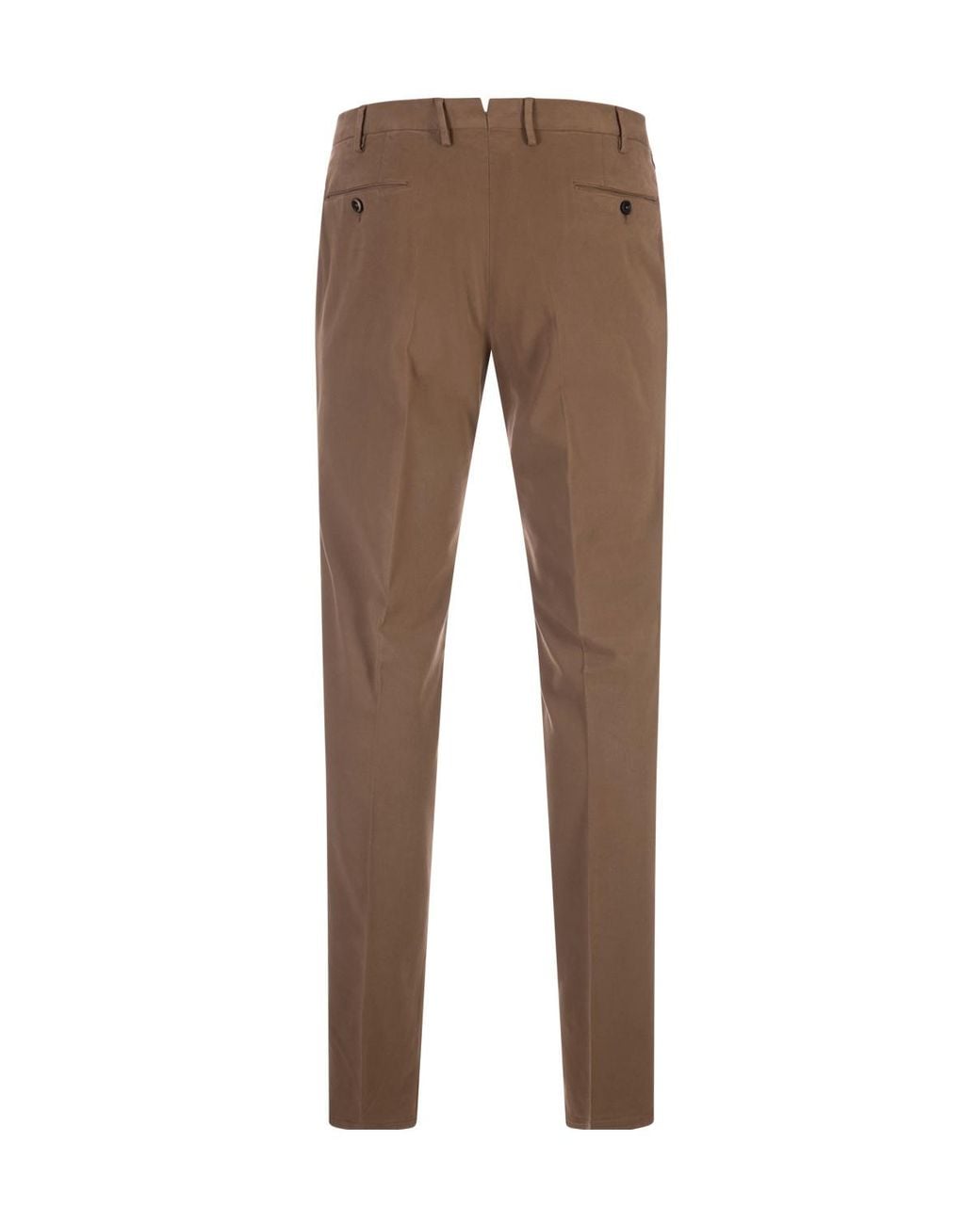 Pt Pantaloni Gray Pt Torino Slim Flat-Front Pants for men