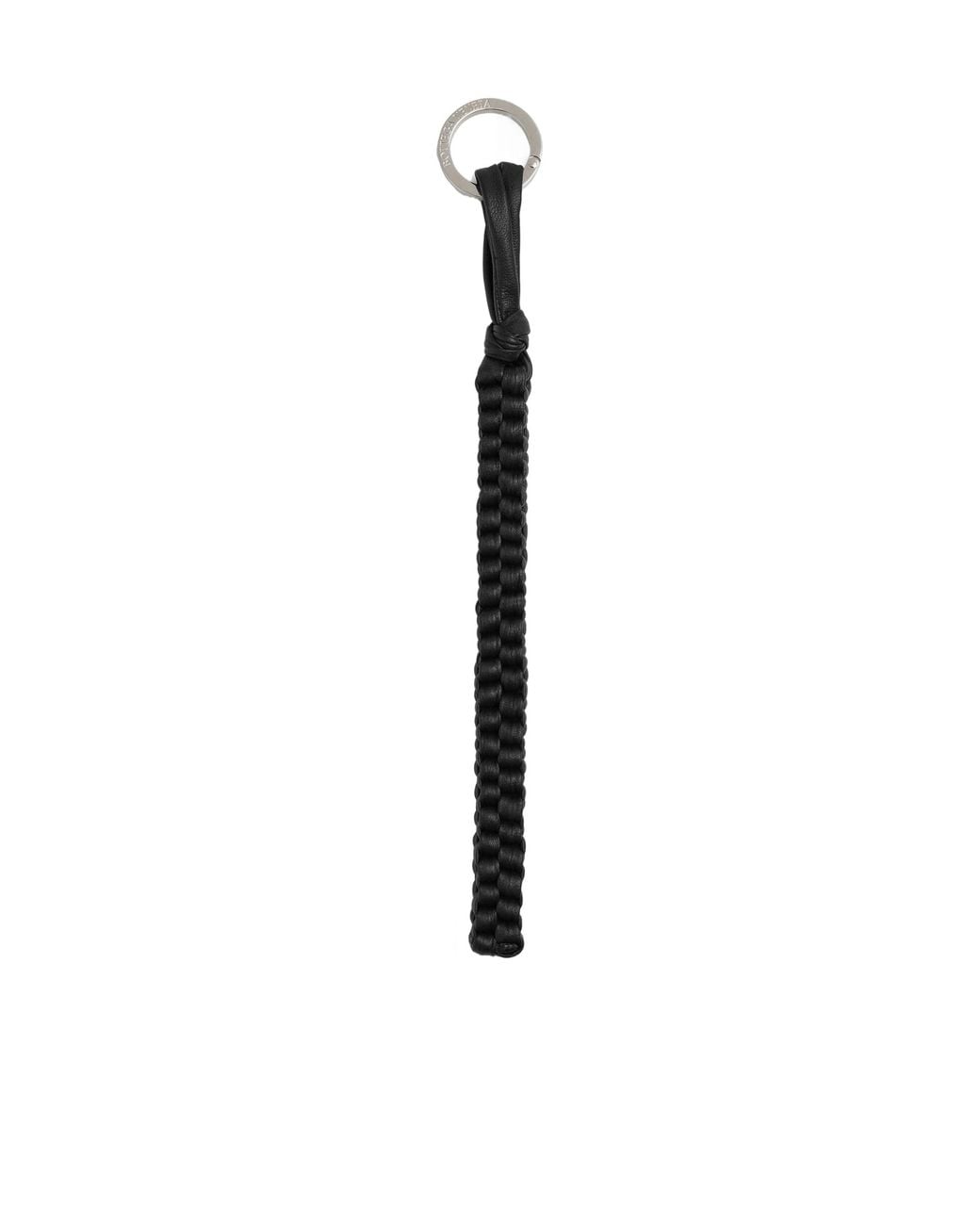 Bottega Veneta White Intreccio Rope Long Key Ring for men