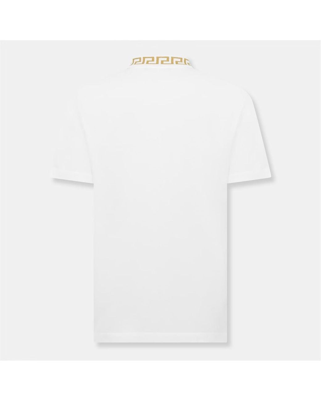 Versace White Greca Polo Sn00 for men