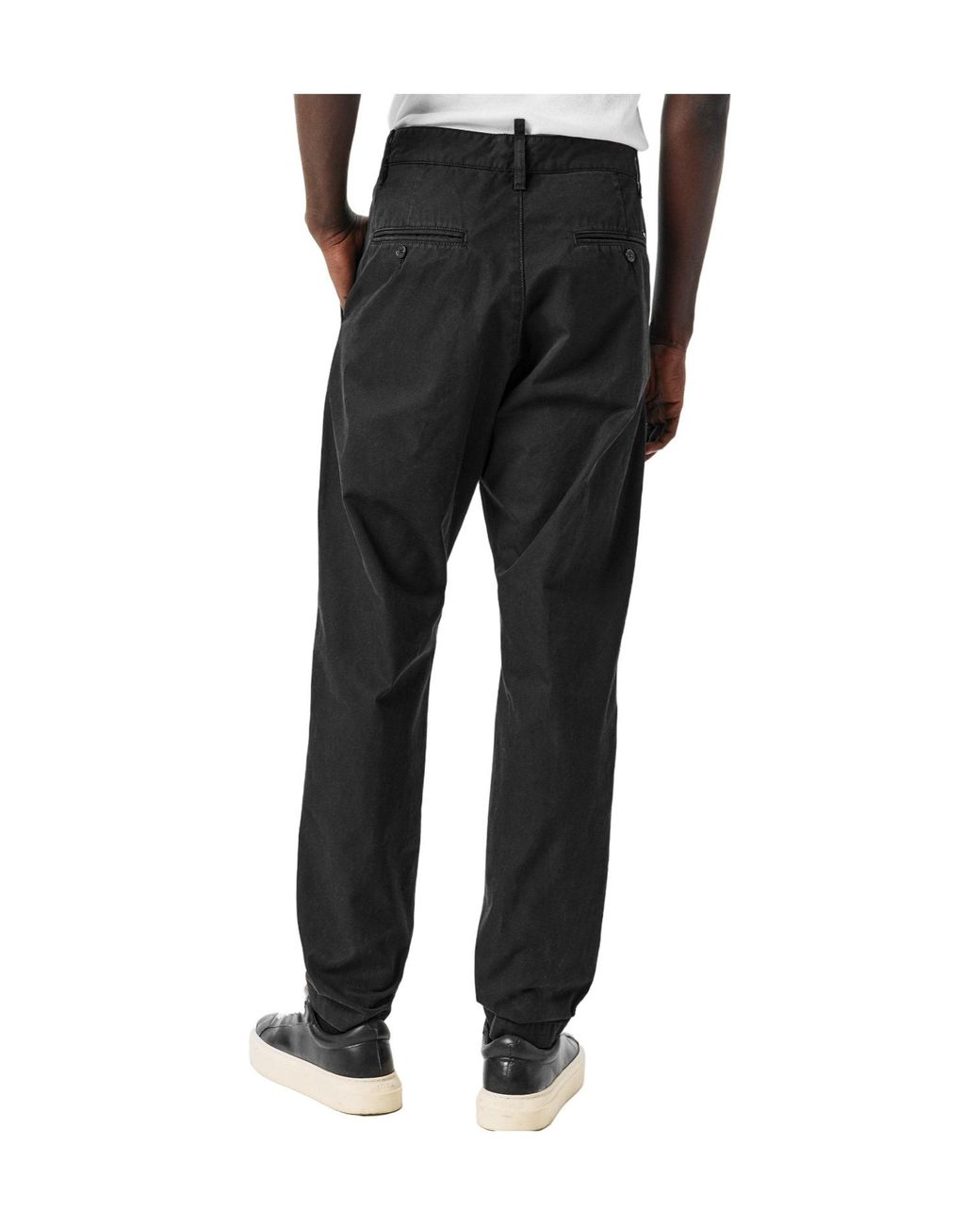 DSquared² Black Twill Casual Trousers for men