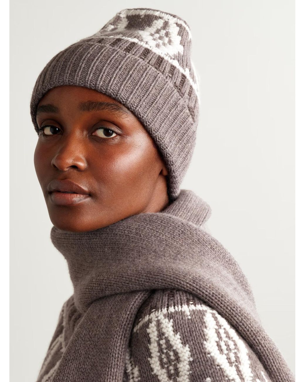 arch4 Multicolor Lorenz Fair Isle Cashmere Knit Hat