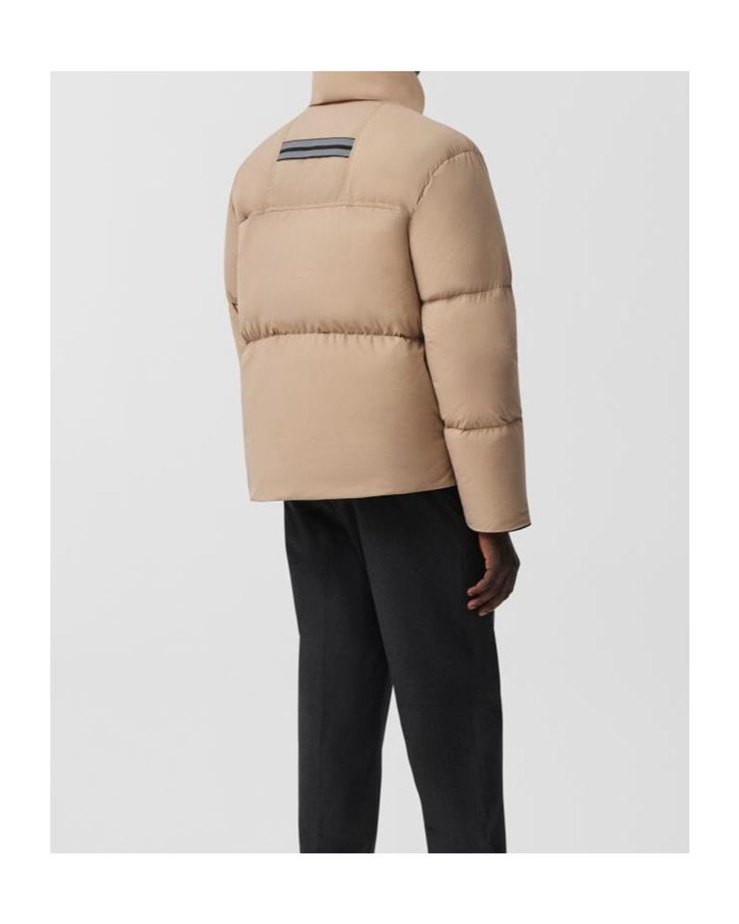 Canada Goose Brown Logo-Patch Puffer Jacket for men