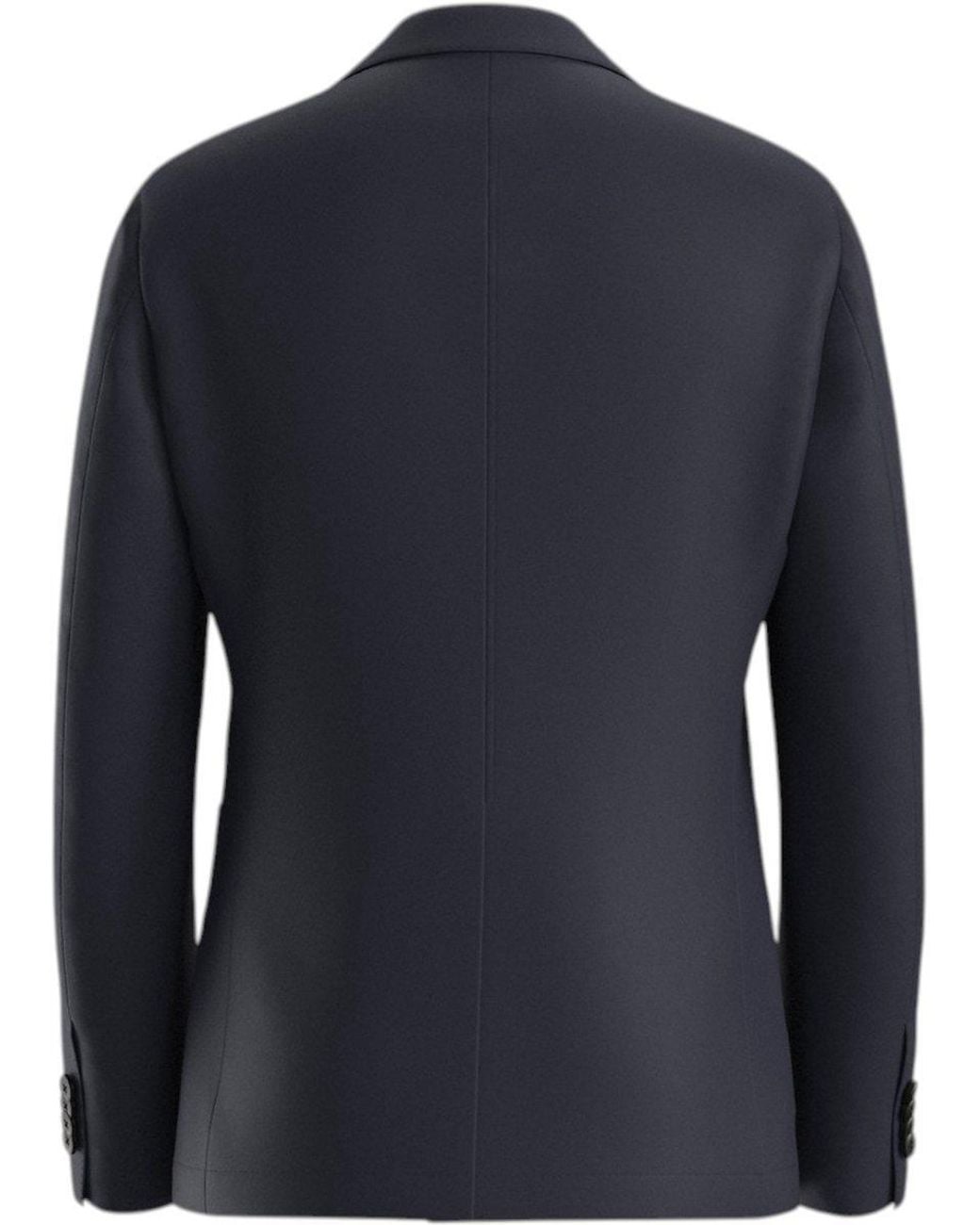 Boss Blue Long-Sleeved Suit Jacket for men