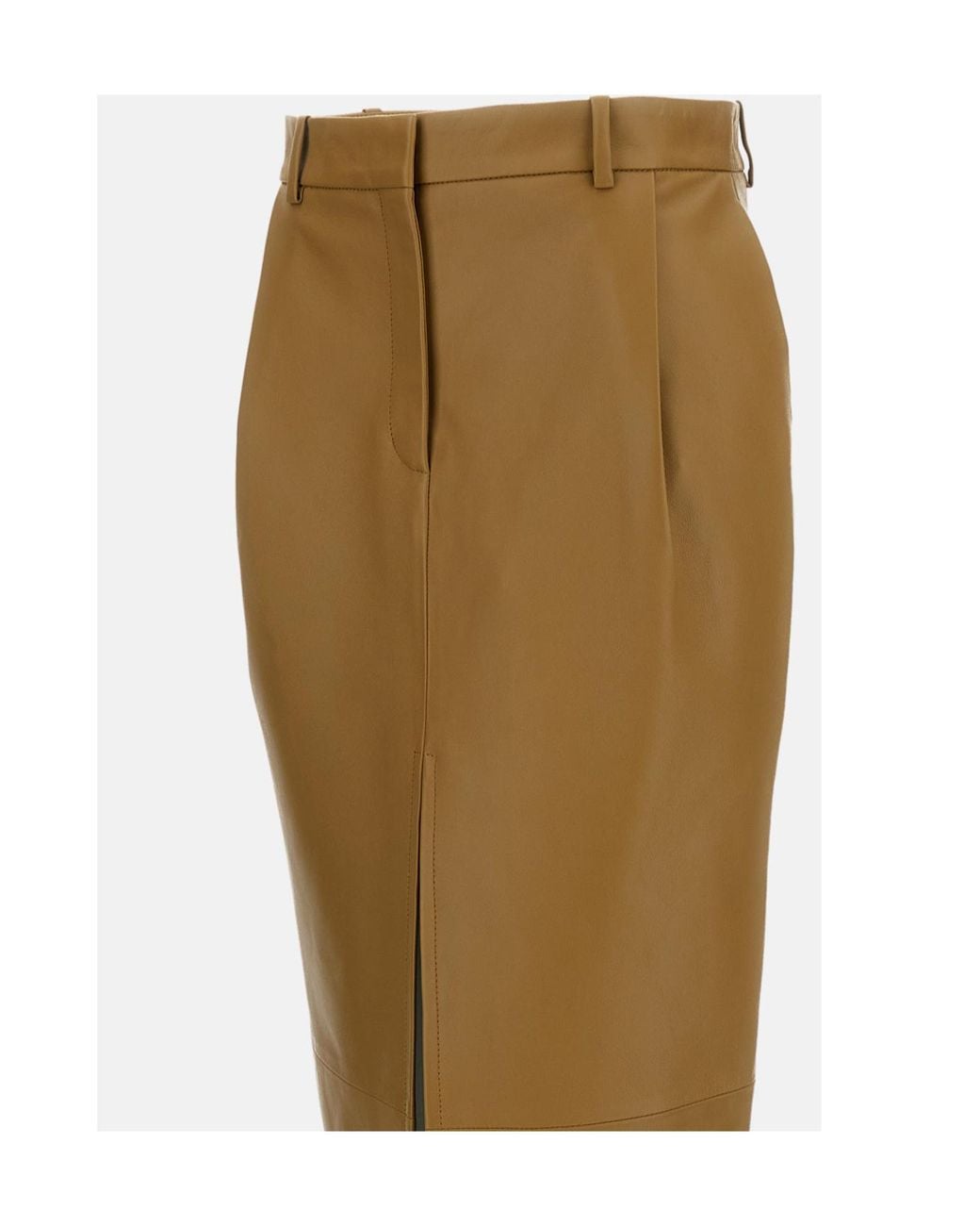 Khaite Natural Anden Midi Skirt